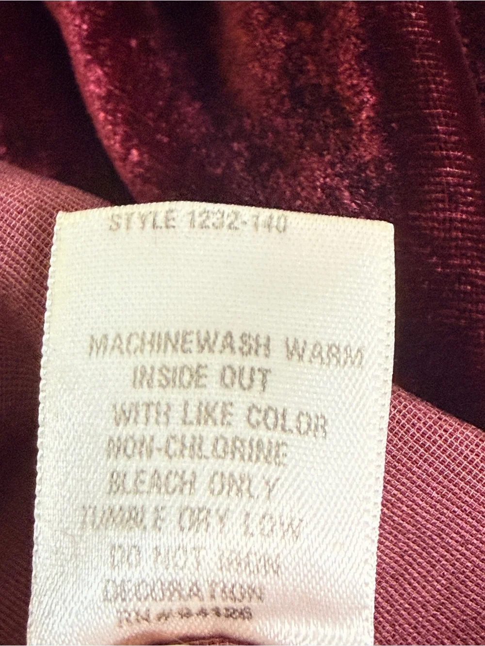 Free People x CP Shades Velvet She’s Got It Shirt Dress Large Burgundy